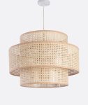 Boho Handcrafted Rattan Pendant Ceiling