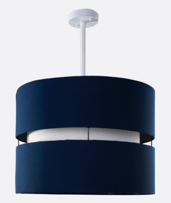 Contemporary Blue Shaded Pendant