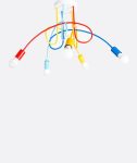 Modern Colorful Ceiling Light