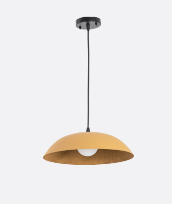 Modern Sandy Metal Shade Pendent