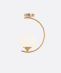 Modern Gold Circle Pendant