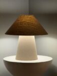 Minimalist Biege Fabric Lamp
