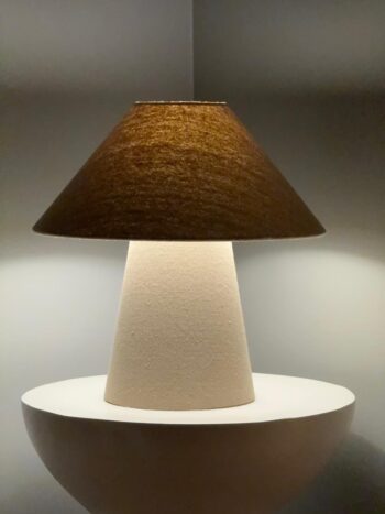 Minimalist Biege Fabric Lamp