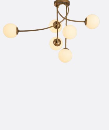 Modern Gold Branched Chandelier