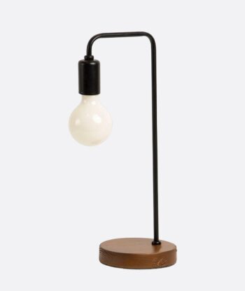 Industrial Brown and Black Table Lamp