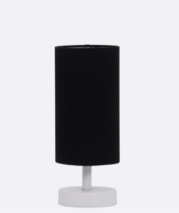 Modern Black Cylinder Table Lamp