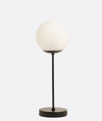 Modern Black Globe Table Lamp