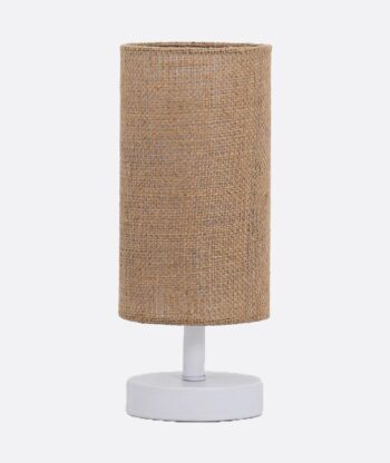 Modern Burlap Table Lamp