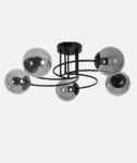 Modern Black Sputnik Chandelier
