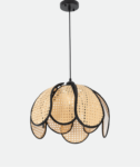 Ratan Biege Shade Pendant