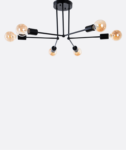 Black Modern Branched  Chandelier