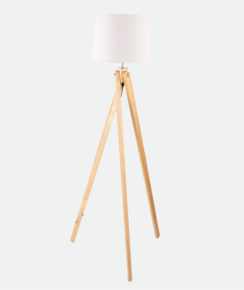 Minimal White Tripod Floor Lamp