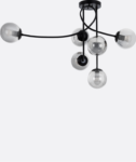 Modern Grey Branched Chandelier