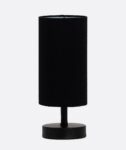 Black Cylinder Table Lamp