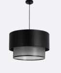 YL-S-730 Black Leather Shade Single Pendant