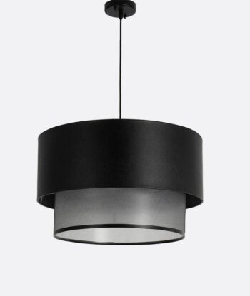 YL-S-730 Black Leather Shade Single Pendant