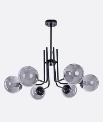 Stylish Black Sputnik Chandelier