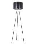 Modern Tripod Floor Lamp with Leather Shade