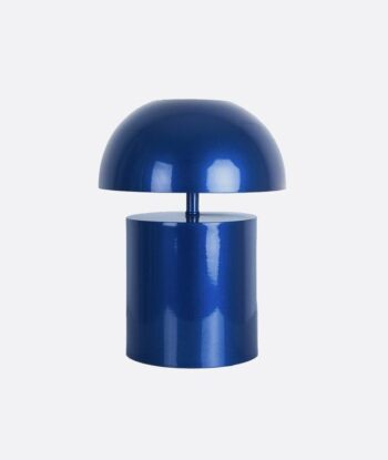 Modern Metallic Blue Table Lamp