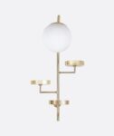 Contemporary Gold Wall Light