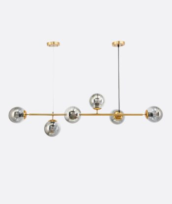 Modern Gold Track Chandelier