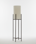 YL-F-595 White Cotton Shade Floor Lamp