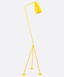 Modern Yellow Tripod Floor Lamp