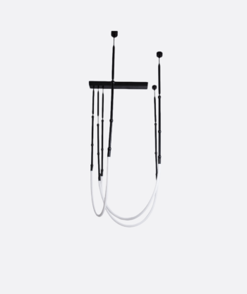 Contemporary Black LED Ceiling Lamp