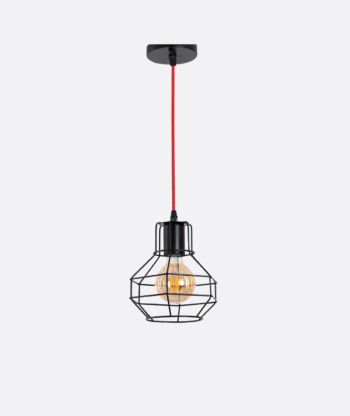Geometric Black Ceiling Pendant