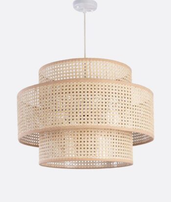 Boho Handcrafted Rattan Pendant Ceiling